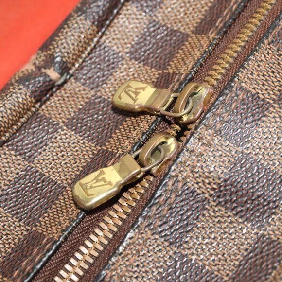 LOUIS VUITTON Damier Ebene Naviglio Shoulder Bag N45255 LV Auth BA4424 - Picture 13 of 16